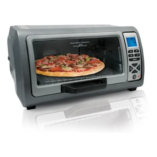 Horno Tostador De Mesa Hamilton Beach 31128 Easy Reach Color Gris