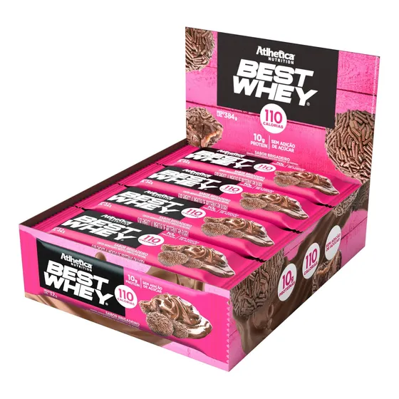 Mega Promoção - Best Whey Bar Todos Sabores C/ 12 Atlhetica