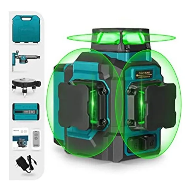 Takamine Nivel Láser Verde Autonivelante De 12 Líneas De 3