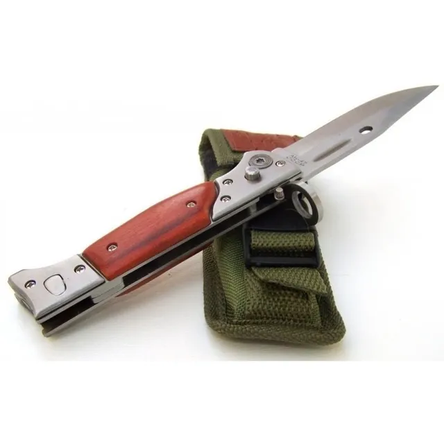 Bayoneta Ak47/cuchillo Puñal Plegable De Bolsillo Automática