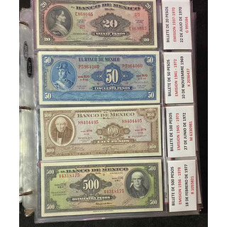 50 Micas Lujo Bcw 4 Billetes Estandar Para Carpeta 3 Aros ! 50 Micas Lujo Bcw 4 Billetes Estandar Para Carpeta 3 Aros !