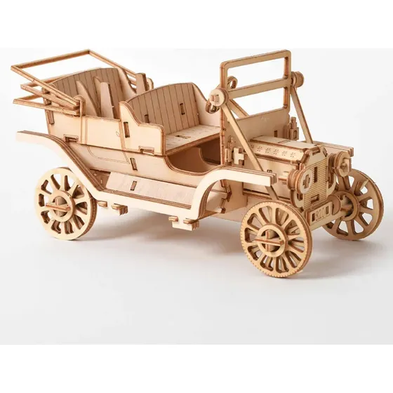 1 Juguete De Coche Clásico Con Rompecabezas 3d