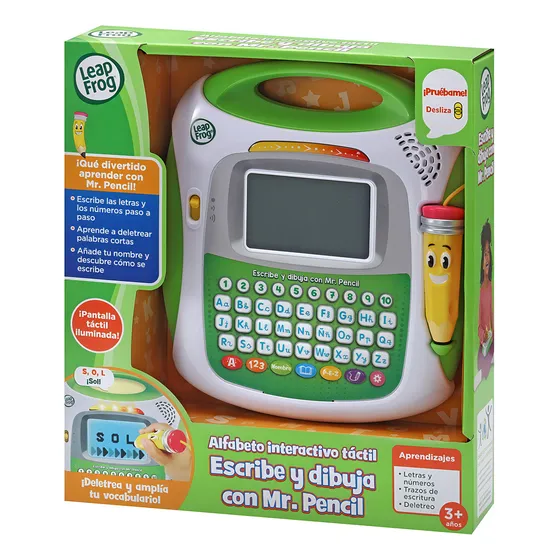 Tablet Infantil Interactivo Escribe Dibuja Letra y Formas Color Multicolor
