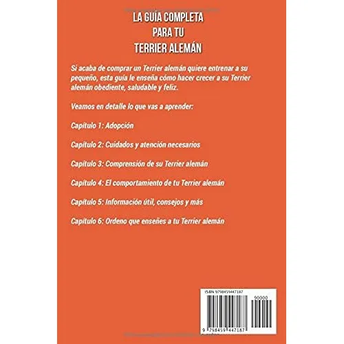 Libro: La Guía Completa Para Tu Terrier Alemán: La Guía Para