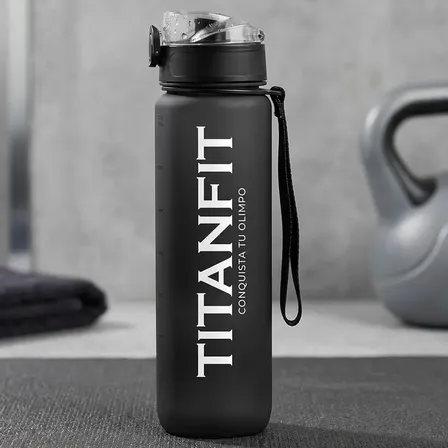 Botella deportiva Titanfit Amphora 1 litro · libre de BPA