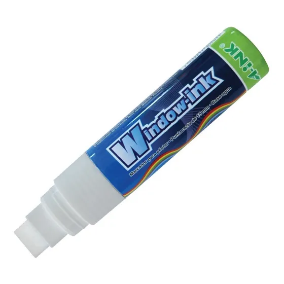 Marcador De Vinilo Tipo Posterman Window Ink 15 Mm Blanco