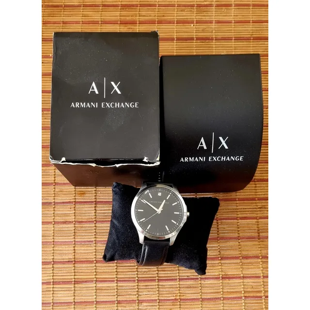 Reloj Armani Exchange Ax2982 Negro Cuero