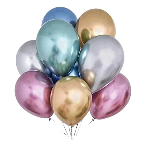 Globos Chrome Latex  12pulgadas  X50 Unidades