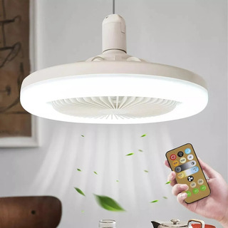 2 En 1 Ventilador De Techo Cerrado Blanco Silencioso Con Luz 2 En 1 Ventilador De Techo Cerrado Blanco Silencioso Con Luz