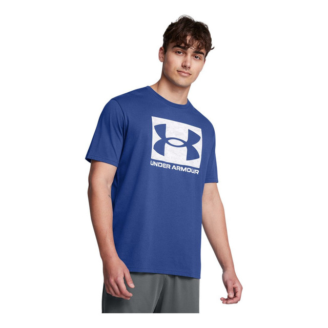 Camiseta Masculina Under Armour Camo Boxed Logo Ss