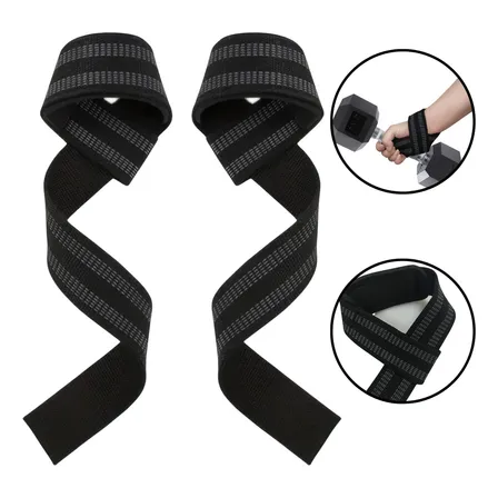 Pack 2 Muñequeras Straps Correas Simples De Levantamiento De Pesas Ajustable Deportiva