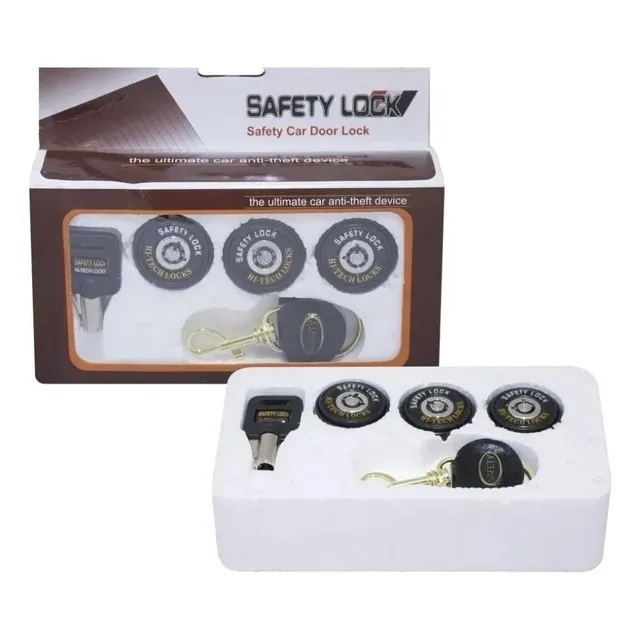 Chapa De Seguridad Auto Universal 3 Puertas