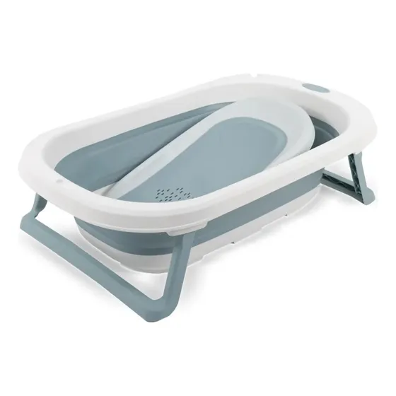 Premium Baby Bañera Plegable Con Soporte