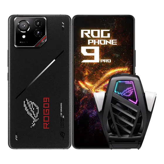 Asus Rog Phone 9 Pro Edition 24gb 1tb Celular Snapdragon 8 Elite Teléfono 5g Dual Sim 185 Hz Gamer Phone Con Gatillos 5800mah Smartphone Con Cooler Color Phantom Black