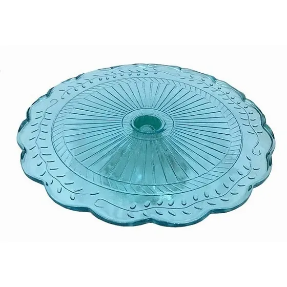 Fuente De Vidrio Con Pie