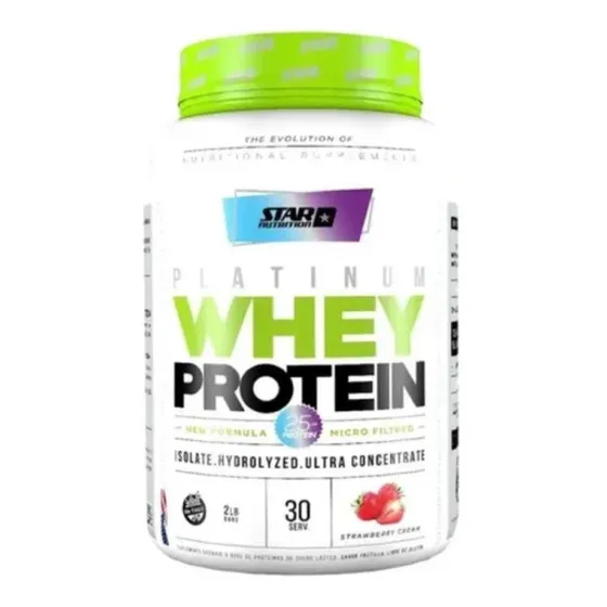 Premium Whey Proteina Star Nutrition 2 Lbs 908g Gluten Free