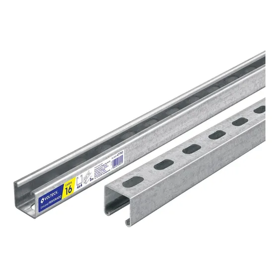 Perfil Unical Sólido De 3 M, 4 X 2 Cm, Calibre 16, Volteck 4