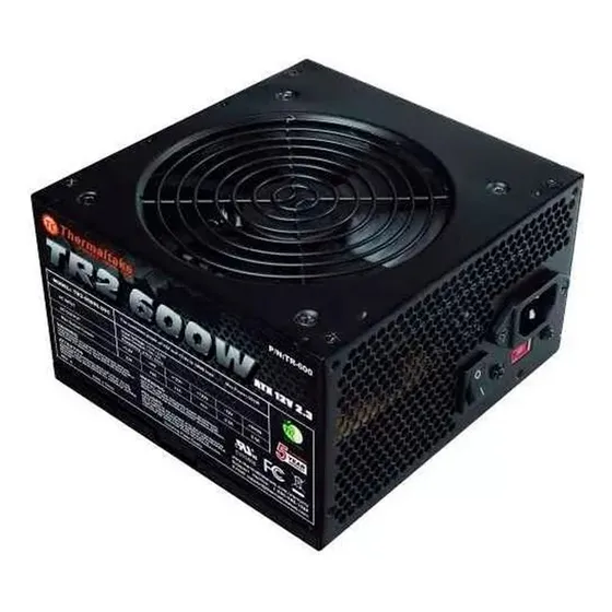 Fuente Pc Gamer Atx Thermaltake Tr2 600w Cts Color Negro