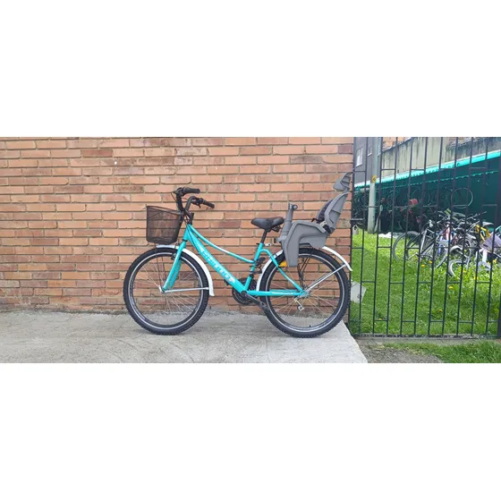 Bicicleta Playera Con Silla Para Bebé