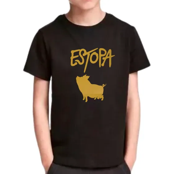 Franela Niños Unisex Estampado Estopa Larga Vida