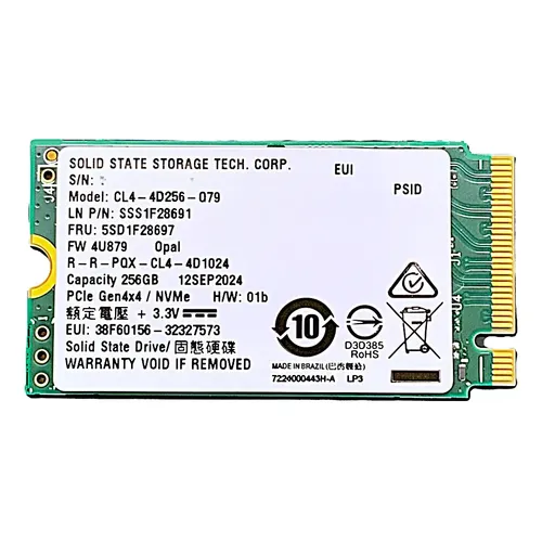 全新 FA200 4TB NVMe SSD M.2 2280PCIe Gen4 acer FA200 NVMe Gen4 SSD 4TB, PCIe 4.0, M.2 2280, velocidades de