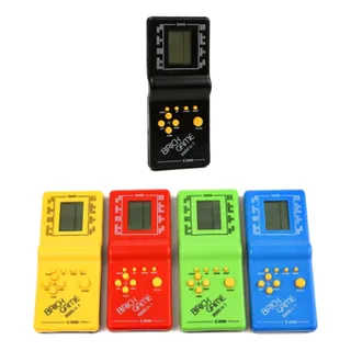 Console Brick Game 9999 In 1 Standard Cor Azul-celeste 1980 Console Brick Game 9999 In 1 Standard Cor Azul-celeste 1980