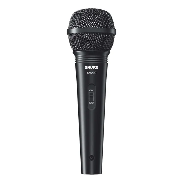 Micrófono Shure Sv200 Dinámico Cardioide Negro