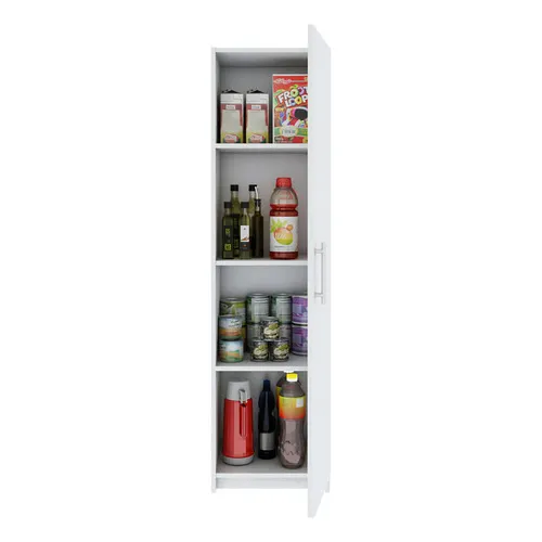 Despensero Organizador Cocina 1 Puerta Centro Estant Blanco