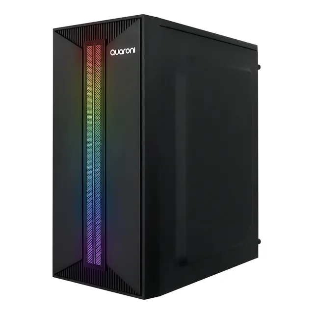 Gabinete Gamer Quaroni Micro Atx Panel Acrilico Fuente 500w