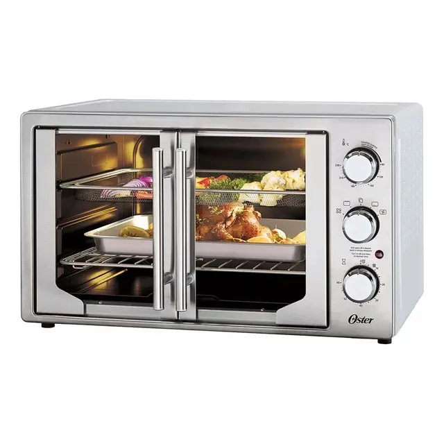 Horno De Puertas Estilo Francés Con Freidora De Aire Oster