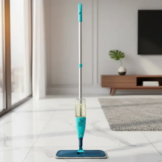 Mop Spray Fit Com Reservatório 300ml Microfibra Rodo Mágico Limpeza Rápida 360° The Black Tools