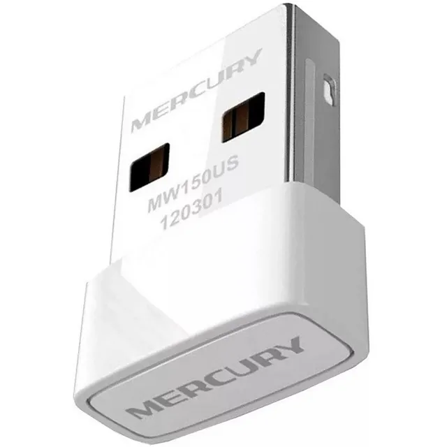 Tarjeta De Red Nano Usb Mercusys Mw150us Wifi 150 Mbps 