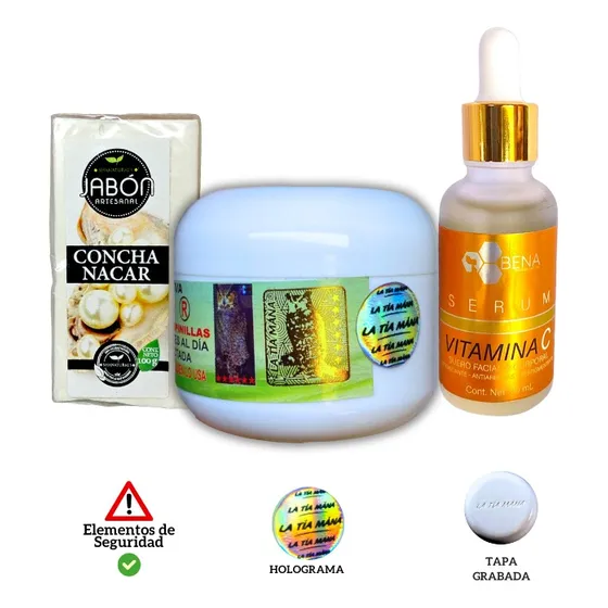 Crema Tía Mana Original Y Suero Vitamina C Antimanchas