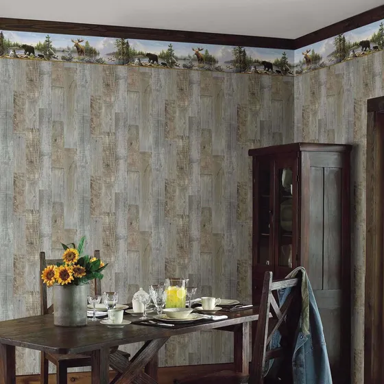 Chesapeake Htm48541b Frida Blue Lake Papel Pintado Lago