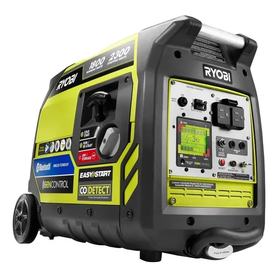 Generador Inversor C/ Bluetooth Silencioso 1800w/2300w Ryobi