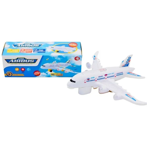 Avion Con Luces Y Sonido Juguete Niños W248-13 Mazugi