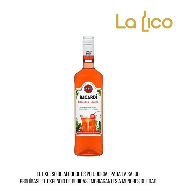 Bacardi Bahama Mama 750ml - mL a $77