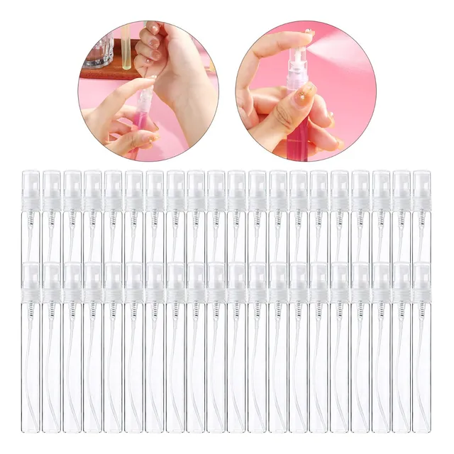 50pcs 10ml Mini Botellas Perfume Aerosol Vaso Transparente