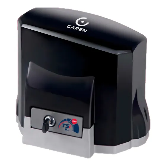 Kit Motor Portao Eletronico Deslizante 1/2 Garen Kdz Tsi Pro Cor Preto