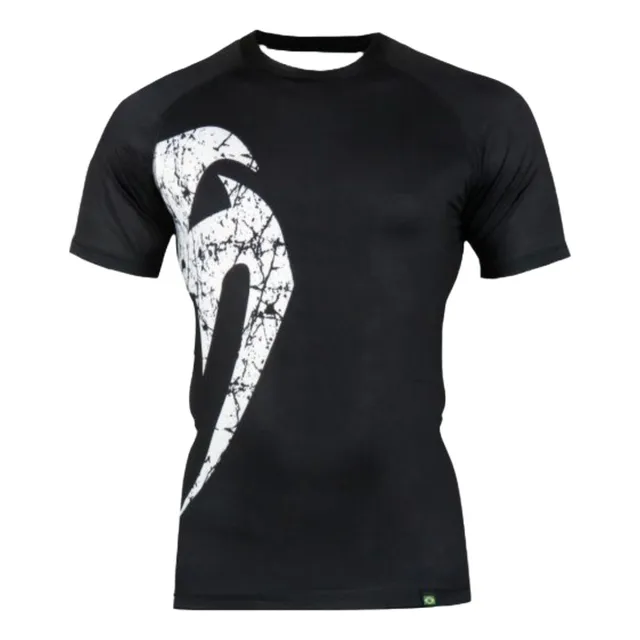 Rashguard Muay Thai Mma Venum Giant Classic Black (mc)