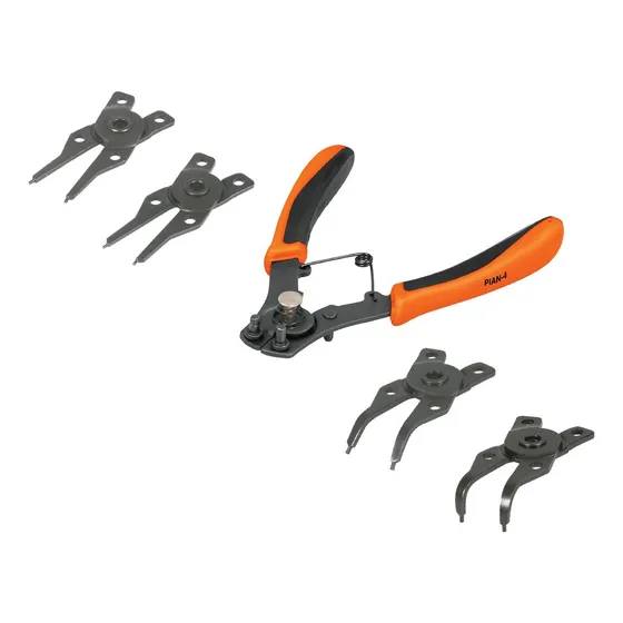 Pinza 6 Puntas Para Anillos De Retencion Truper