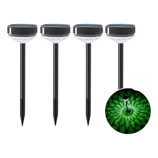 Set 4 Lamparas Solares De Piso Automaticas Exteriores Jardin Set 4 Lamparas Solares De Piso Automaticas Exteriores Jardin