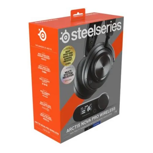 Auriculares inalámbricos Bluetooth Steelseries Arctis Nova, color negro