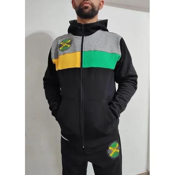 Campera De Algodón Con Frisa Litlle Jahmaica