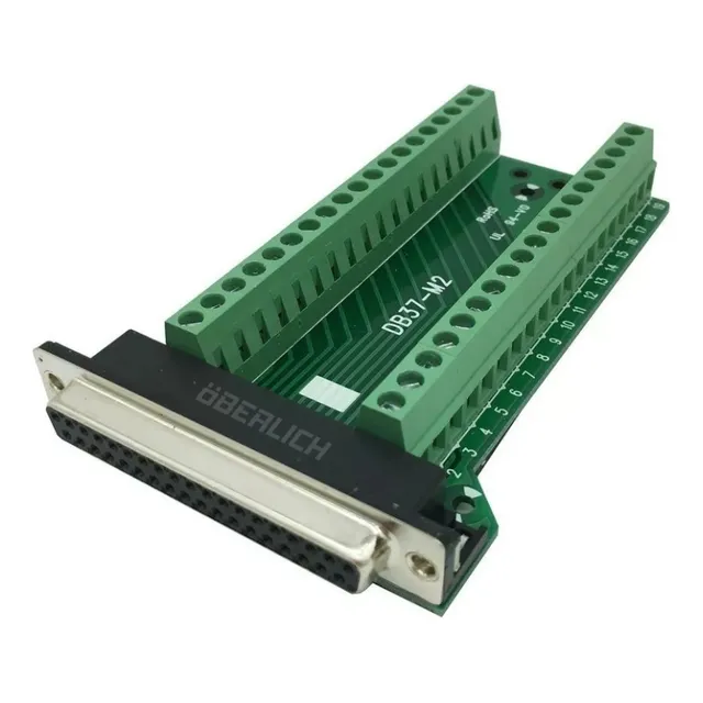 Adaptador Db37-m2 Hembra Terminal Con Clemas Conector
