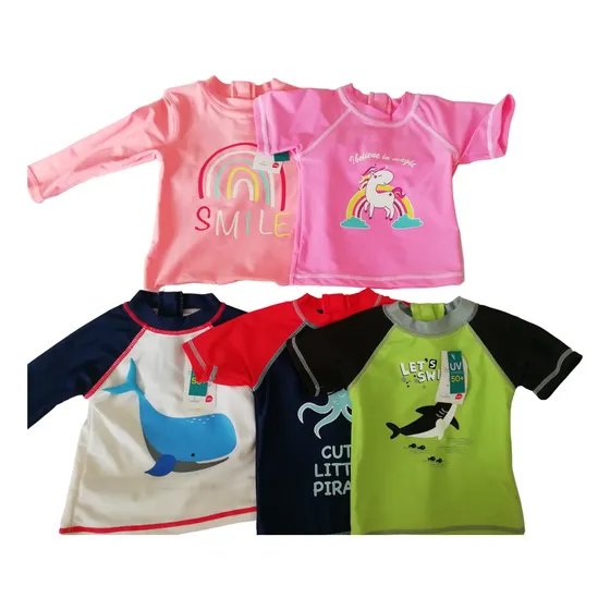 Franela Playera Protección Uv+50 Para Niñas, Niños Y Bebes