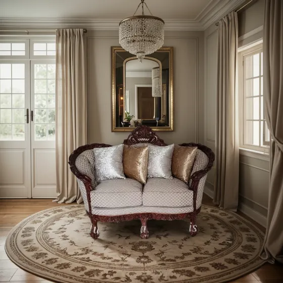 Sala Luis Xv,clásica, Elegante,fino,madera De Cedro,provenza