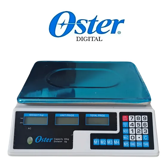 Balanza Electrónica Oster Peso Digital 40 Kg Bateria Nuevas