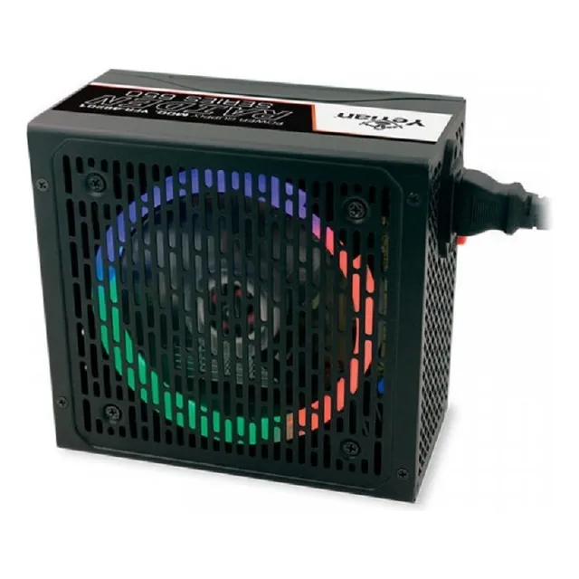 Fuente de Poder 650W Yeyian Raiden 80 PLUS Bronze, 20+4 pin ATX, 120mm,Semi-Modular, iLUMINACION Rgb, , Pcie 6, Sata, Molex, YFR-46201