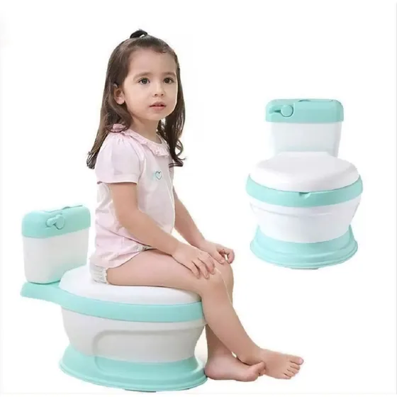 Bacin De Entrenamiento Para Bebes Niños Musical Color Verde Liso